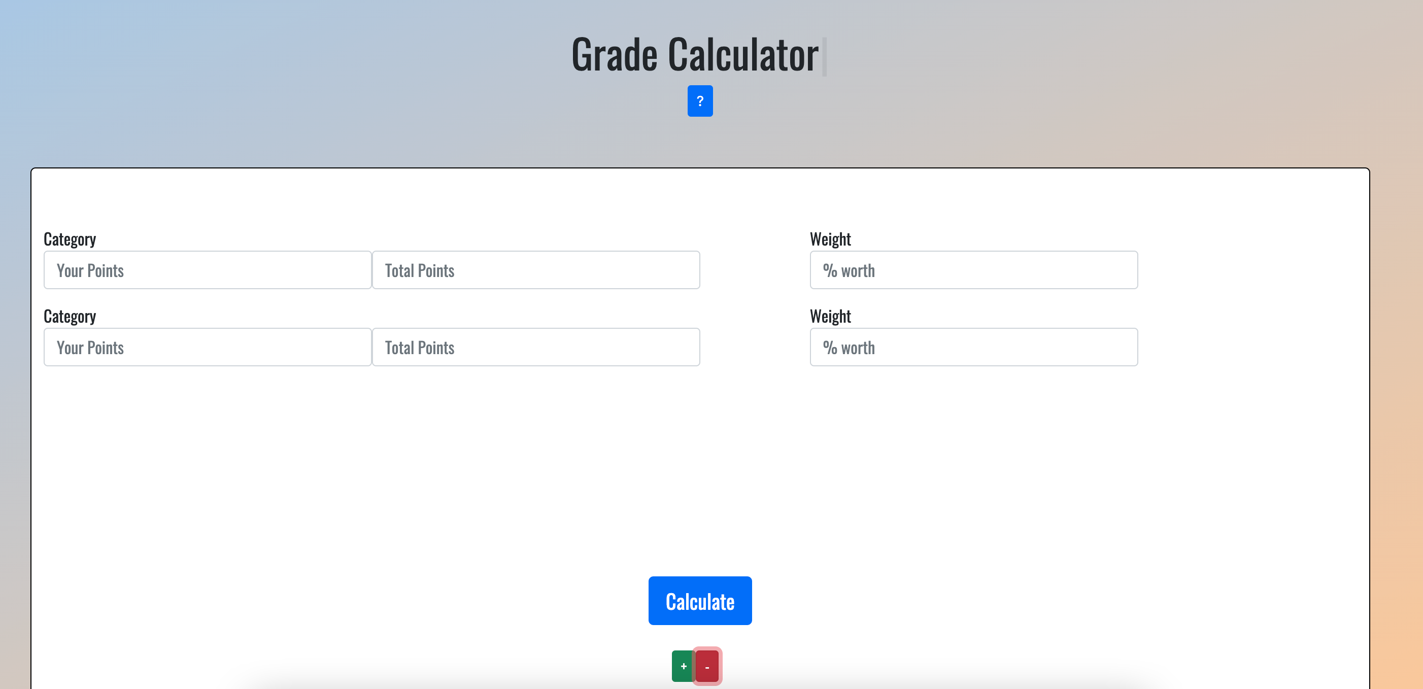 gradecalc